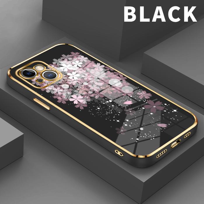 Gambar Casing Hp For iphone 13 Pro MAX 12 pro max Mini phone 11 Pro Max Kelopak merah muda Shoftcase slim shockproof silicon soft case premium - Black, iphone 11 Pro Max dari parabatokoresmi undefined Tokopedia