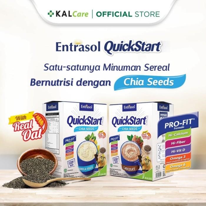 Gambar R1CH. Entrasol Quick Start Cereal Chocolate/Vanilla 5X30 Gr - Energen Cereal dari GALENDO LURAG6362 undefined Tokopedia
