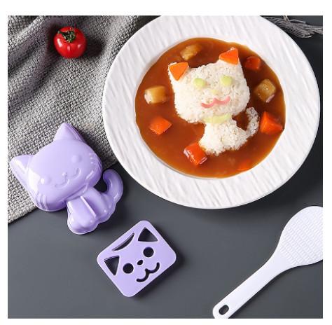 Gambar Cetakan Nasi Bento 3D Motif Kucing Kelinci Dekorasi Bento Sushi DIY - anak kucing, box dari Grosir Mart_NEW undefined Tokopedia