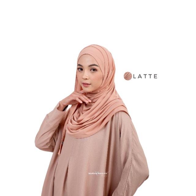 Gambar MIA Instant Pashmina | wardahmaulinadaily | Wardah Maulina | Pashmina instan - LATTE dari ORIGINAL UPDATE undefined Tokopedia