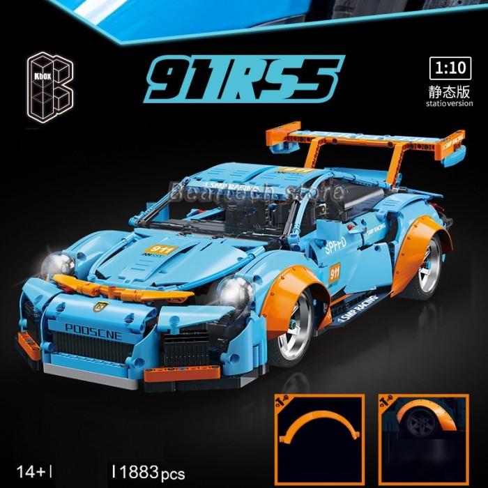 Gambar Mainan Balok Bangunan Mobil Porsche 911 GT3 Model 1: 10 Dengan Lego ( dari pajsak undefined Tokopedia
