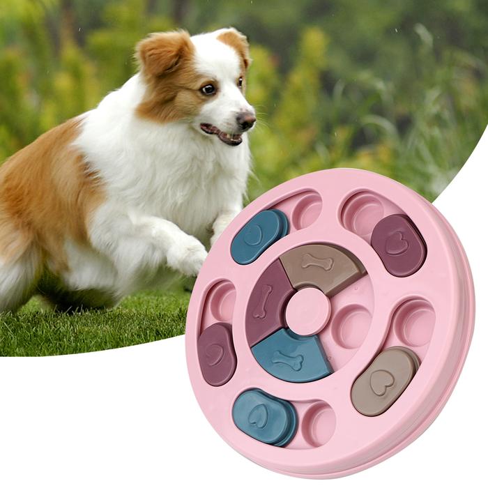 Gambar Training Games Feeder Pet Puzzle Toys Dog Slow Eat Bowl Increase IQ For Small Medium Dog Puppy Interactive Dispensing Feeding dari KALUNGHIDEUNG TERKINIIIII undefined Tokopedia