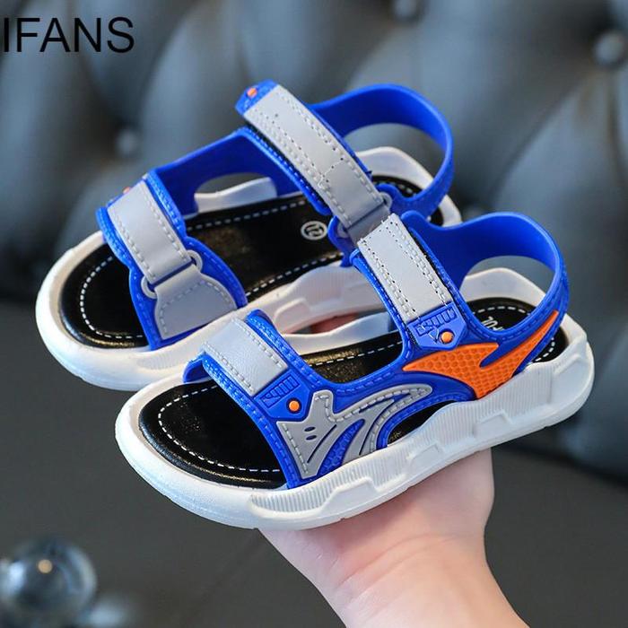 Gambar Kids Sandal Boys Sandal Anak Laki Laki Sepatu Sandal Cowok Gunung Anak Impor 2-10 Tahun - Blue, 21 dari ifans shop undefined Tokopedia