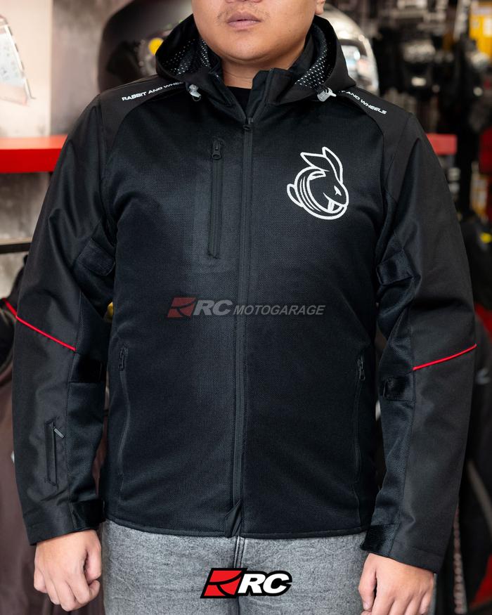 Gambar Jaket Motor - Rabbit and Wheels Patron Tex Black Original - S dari RC Motogarage Surabaya undefined Tokopedia