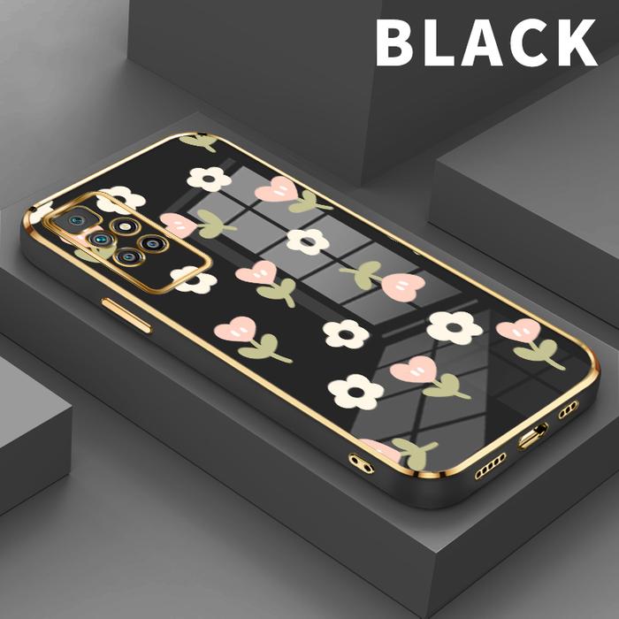 Gambar Casing Hp For  Redmi  Prime 10  4G 5G 10 2021 2022 10 Power 10 10A Sport 10C 10X  Kuntum segar Shoftcase slim shockproof silicon soft case premium - Black, Redmi 10X 4G dari parabatokoresmi undefined Tokopedia