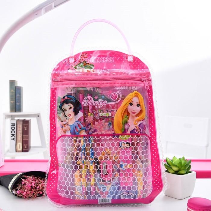 Gambar Alat Tulis Set Tas 7 in 1 Anak Sekolah Bingkisan Kado Ulang Tahun - princes dari Grosir Mart_NEW undefined Tokopedia