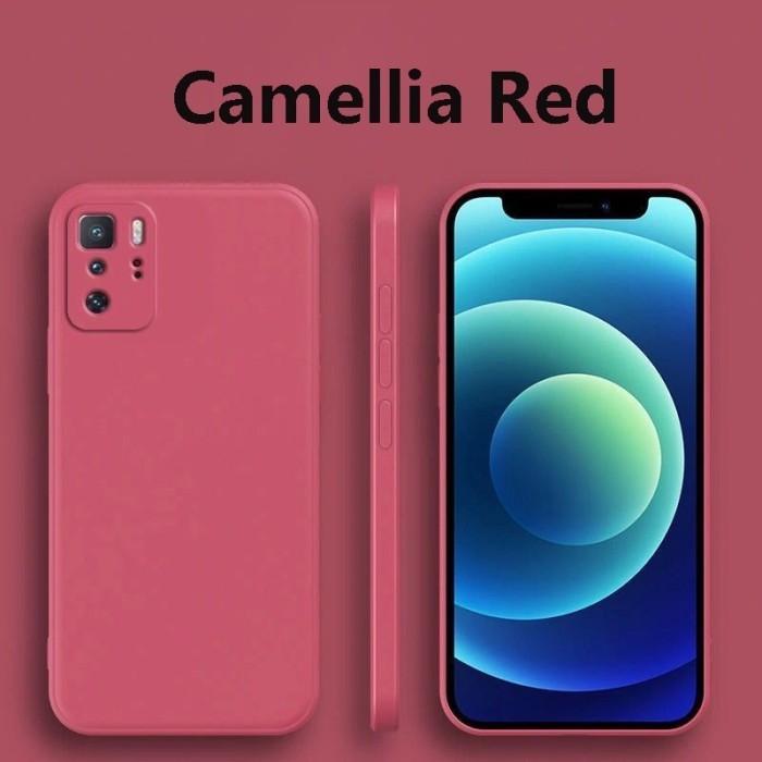 Gambar Soft Casing Xiaomi Poco X3 GT X3 M3 Pro NFC F3 X3Pro Square Liquid - Camellia Red, Poco F3 dari CocaCase undefined Tokopedia