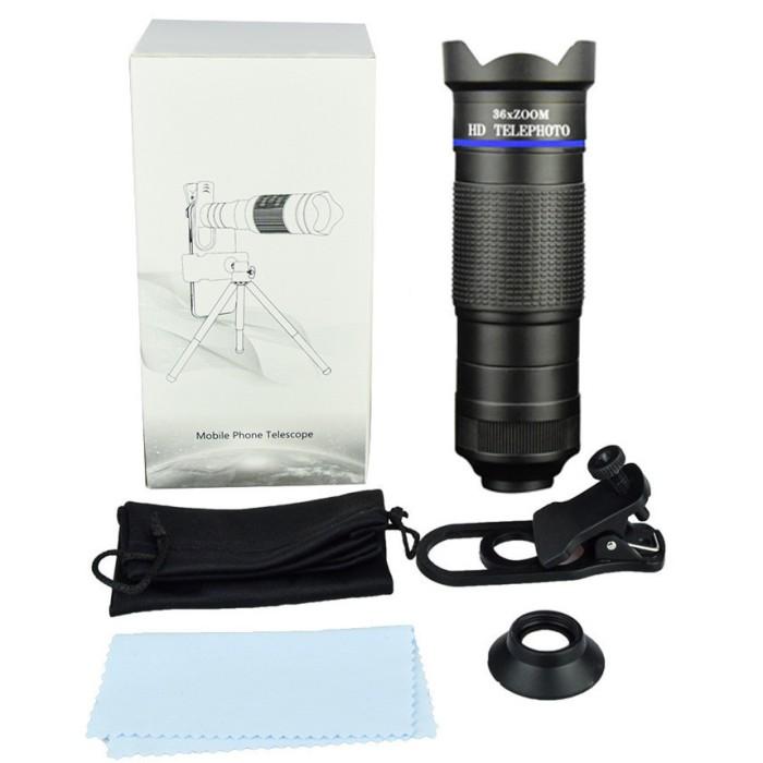 Gambar Mipanda Lensa Zomm Lens Kamera Tele Zoom HP 36X ZOOM LENSA Universal 36X Handphone Bermata HD Ponsel Lensa Camera HP Ponsel Lensa Zoom Optik Dengan Tripod untuk Ponsel - 36X Basic Set dari Mipanda Digital Store undefined Tokopedia