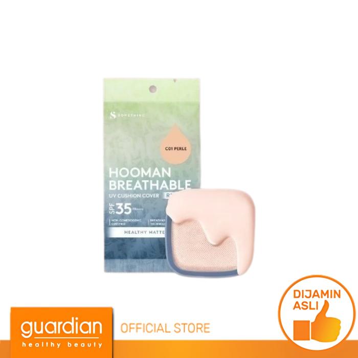 Gambar Somethinc Hooman Breathable UV Cushion Cover SPF35 PA++++ C00 Cotton 15Gr Refill dari Guardian Official Store undefined Tokopedia