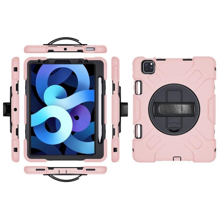 Gambar Mipanda iPad Case Softcase Silicone iPad Air Smart Case 360 Degree Rotating with Stand/Shoulder Strap 3 in 1 - Mawar Emas, ipad air45 10.9  dari Mipanda Digital Store undefined Tokopedia