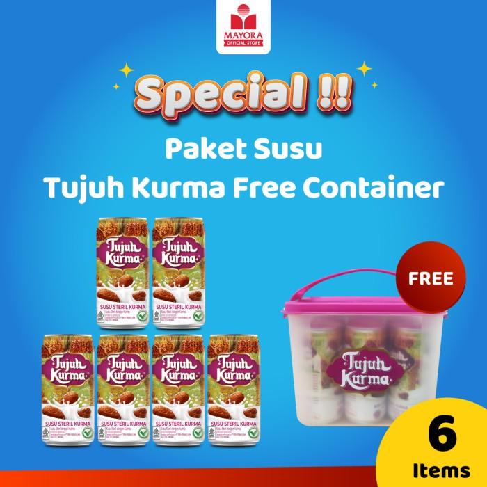 Gambar Paket Susu Tujuh Kurma Free Container Terlaris dari lol07 undefined Tokopedia