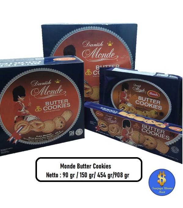 Gambar kQ9x_    Monde Butter Cookies 90g/150g/454g/908g-Biskuit Monde Butter Cookies dari DELMAN aclok1 undefined Tokopedia