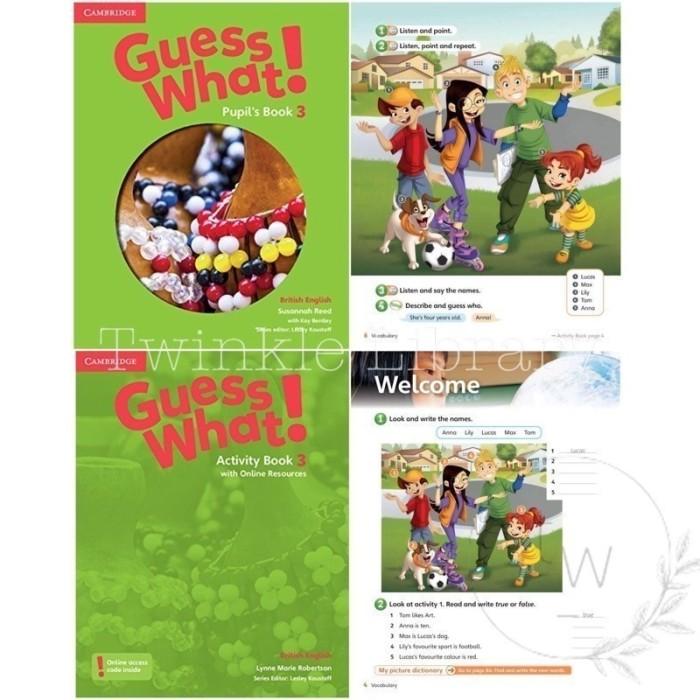 Gambar BUKU FISIK Guess What! 1 2 3 4 5 6 Pupil’s Book / Activity Book &  |Bahasa Inggris Anak SD - Level 1, Pupil’s Book - Level 3, Pupil’s Book dari dominic books undefined Tokopedia