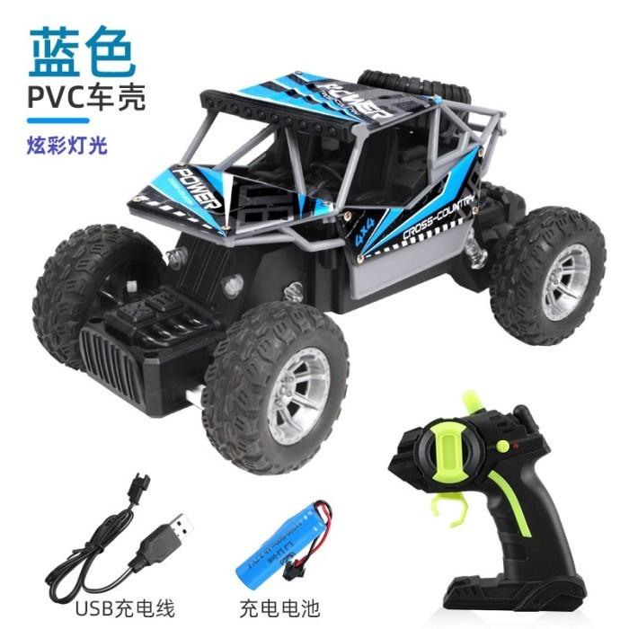 Gambar Mainan Mobil Remot Kontrol RC Remote Control 1:18 ROCK CRAWL Climbing OFF ROAD Car - Biru dari TOBO SHOP undefined Tokopedia