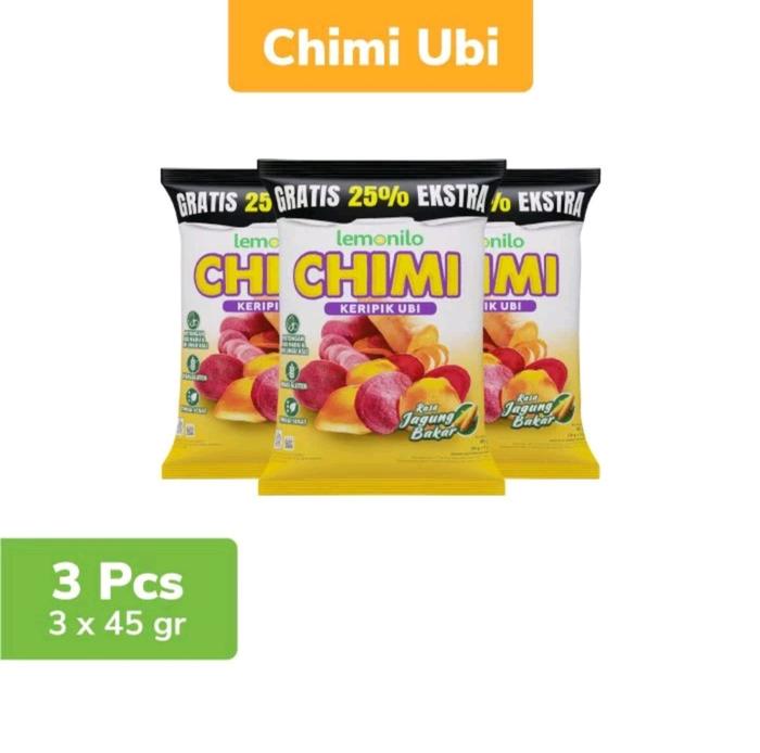 Gambar Lemonilo Chimi Keripik Ubi Jagung  Bakar 45g 3pcs dari PlastikCommerce undefined Tokopedia