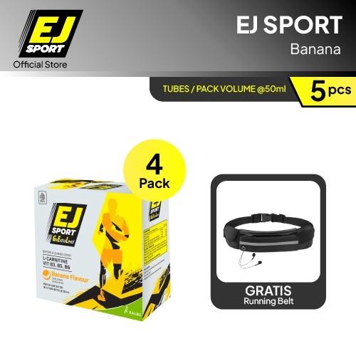 Gambar Ptc [Running Package] Ej Sport Banana 4 Pack - Energy Gel + Free Running Belt dari fizry official undefined Tokopedia