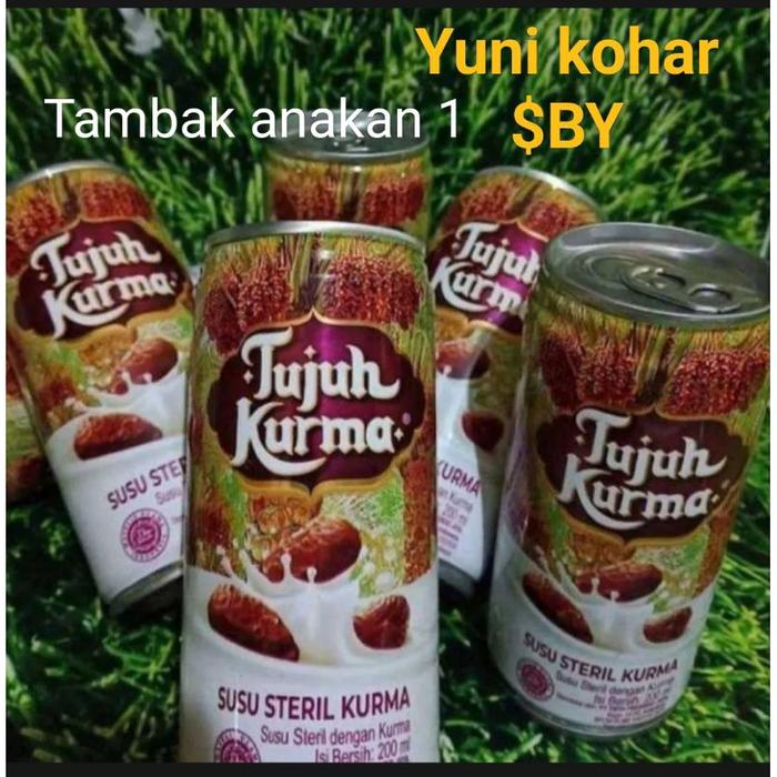 Gambar Susu steril tujuh kurma 189 ml isi (12 kaleng) dari Alvira storee1 undefined Tokopedia