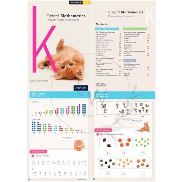 Gambar Oxford Mathematics for Primary Years Programme / PYP K 1 2 3 4 5 6 - Student Book | Buku Matematika Anak SD - PYP K - PYP K dari blue books undefined Tokopedia