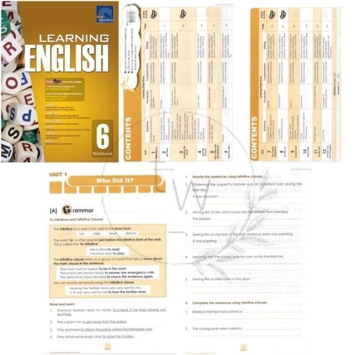 Jual BUKU FISIK SAP Learning ENGLISH Workbook 1 2 3 4 5 6 | Inggris ...