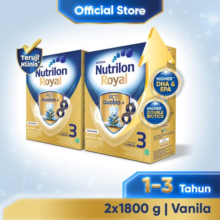 Gambar Paket 2 - Nutrilon Royal 3 Susu Pertumbuhan 1-3 Thn Vanila 1800Gr dari Baby Shopp. undefined Tokopedia