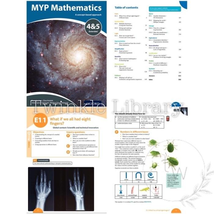 Gambar MYP Mathematics Year 1 / 2 / 3 / 4 & 5 (Standard & Extended) A concept-based approach - Oxford IB MYP Series / Middle Years Programme | Buku Matematika SMP SMA - Year Maths 1 - Year 4&5 Extd dari blue books undefined Tokopedia