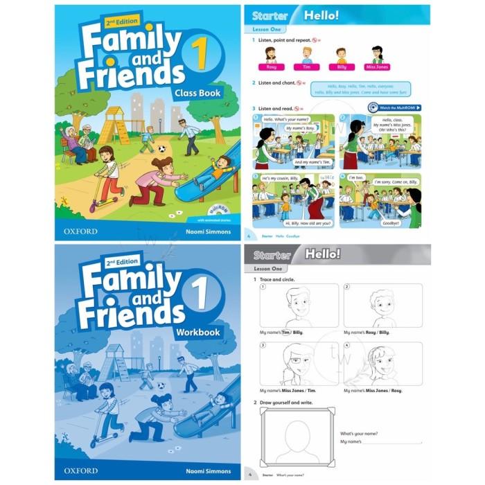 Jual [BUKU FISIK] Family and Friends 2nd Edition Starter 1 2 3 4 5 6 ...