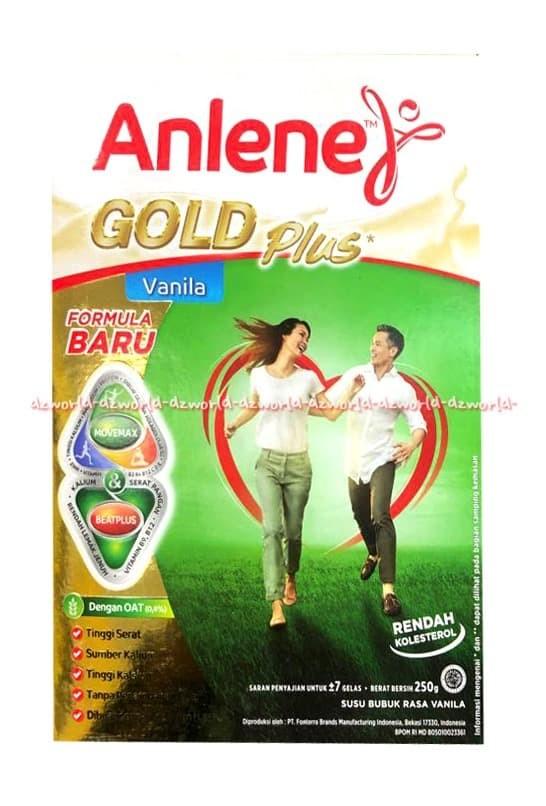 Gambar R1CH. Anlene Gold Vanila Susu Anline Susu Tinggi Kalsium Untuk Usia 51+ 250g dari KAJEDOK HULI965 undefined Tokopedia