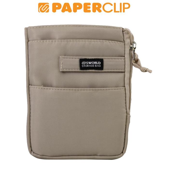 Gambar POUCH ZIPPER SWORLD SORT IT SERIES DC2235 - GREY dari Paperclip Indonesia undefined Tokopedia