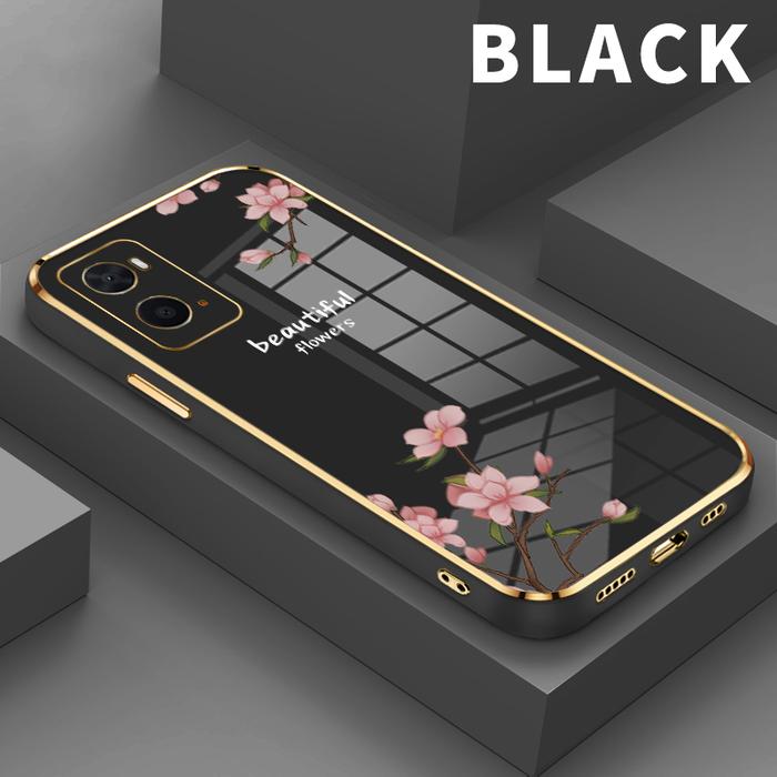 Gambar Casing Hp For OPPO A76 A7 A7n A7X A71 2017 2018  A72 A74 4G 5G Bunga persik air mengalir Shoftcase slim shockproof silicon soft case premium - Black, OPPO A7x dari parabatokoresmi undefined Tokopedia