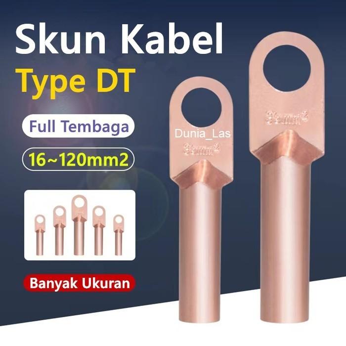 Gambar Skun Cable Lug Bimetal AL-CU DTL-10 DTL-1-10 DTL-16 DTL-25 16mm 25mm - DTL-10MM dari Dunia-las undefined Tokopedia