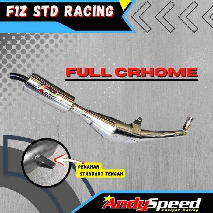 Gambar Knalpot FIZ FIZR FORCE1 F1Z F1ZR MODEL STANDAR RACING merk andy speed - FULL KROM, FIZ-R dari Ika Gresjilkom undefined Tokopedia