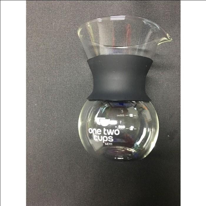 Gambar Teko Kopi Server Coffee Maker Pot V60 Drip Kettle Teko Kopi Barista Borosilicate Glass - 200ml dari TOBO SHOP undefined Tokopedia