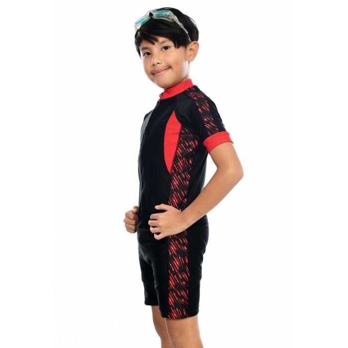 Gambar BAJU RENANG TANGGUNG UNISEKS CEWE COWO - CORAK MERAH, L dari Df semarang undefined Tokopedia