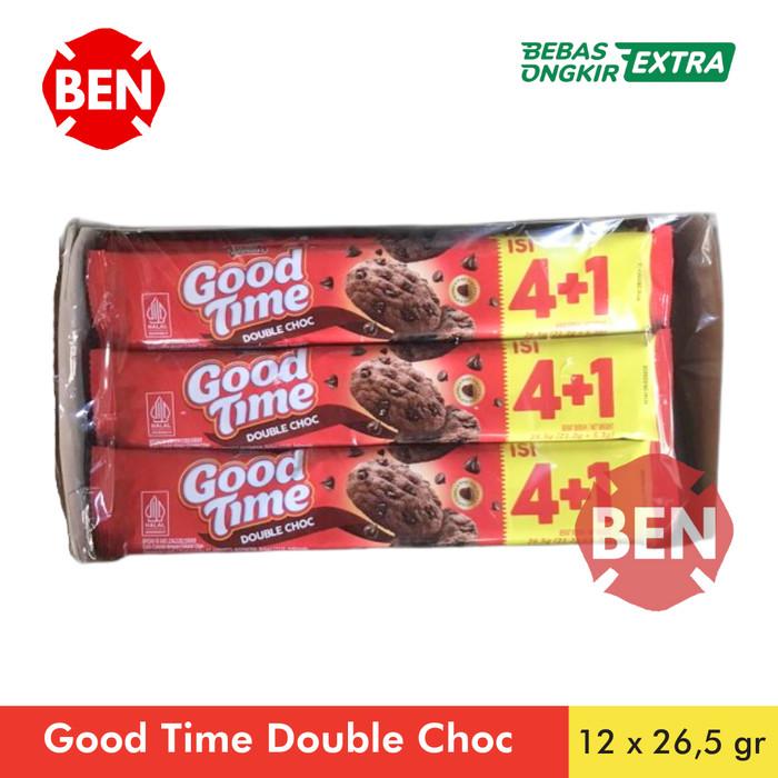 Gambar GOOD TIME DOUBLE CHOC 1 PAK 12 PCS 16G 16GR BOX COKLAT - GOODTIME DUS dari Munculaya Mart undefined Tokopedia