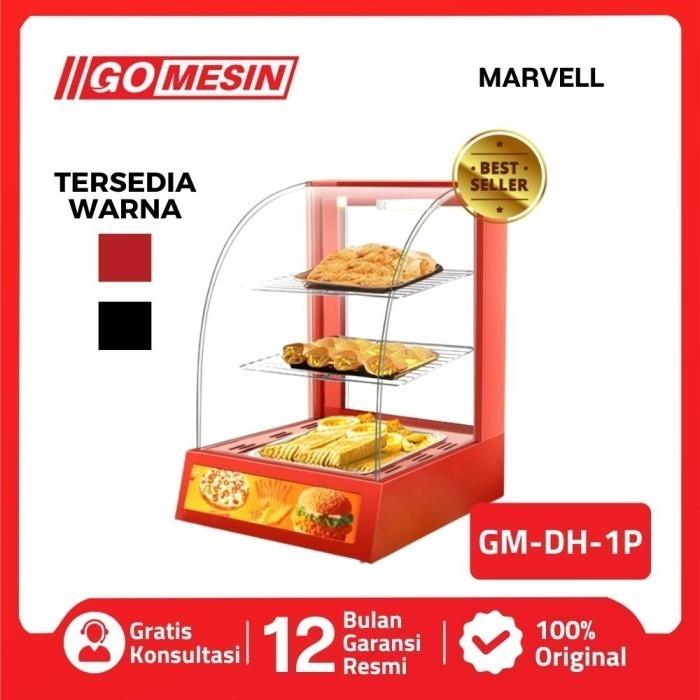 Gambar SHOWCASE WARMER GOMESIN GM-DH1P ETALASE PENGHANGAT MAKANAN ORIGINAL - Merah dari GOMESIN undefined Tokopedia