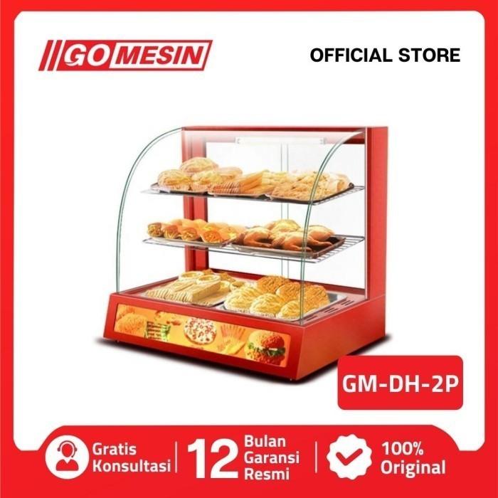 Gambar SHOWCASE WARMER GOMESIN GM-DH2P ETALASE PENGHANGAT MAKANAN ORIGINAL - Merah dari GOMESIN undefined Tokopedia