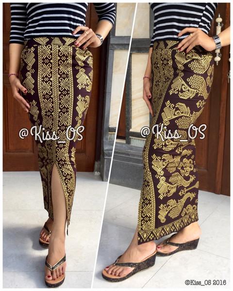 Gambar ROK SPAN PANJANG / KAMEN JADI MOTIF SONGKET dari Bintangterangg undefined Tokopedia