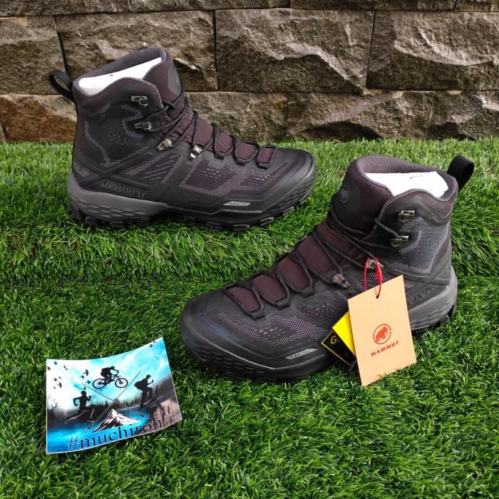 Gambar MEJI TPD- mammut ducan high gtx sepatu gunung 100% ORIGINAL la sportiva scarpa hanwag -READY STOK! - black, 40 2/3 - 25.5cm dari MEJI TPD undefined Tokopedia