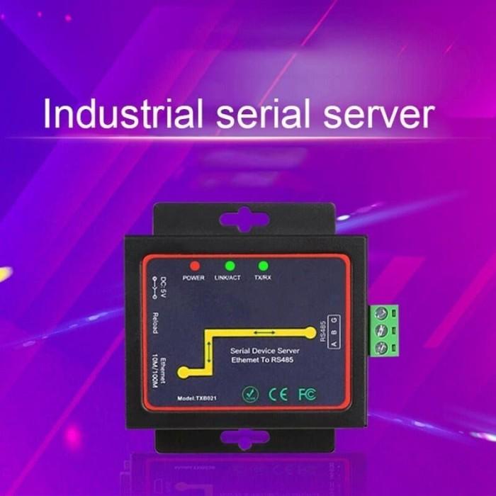 Jual Rs485 To Tcp/Ip Converter Ethernet Server Module Communication ...