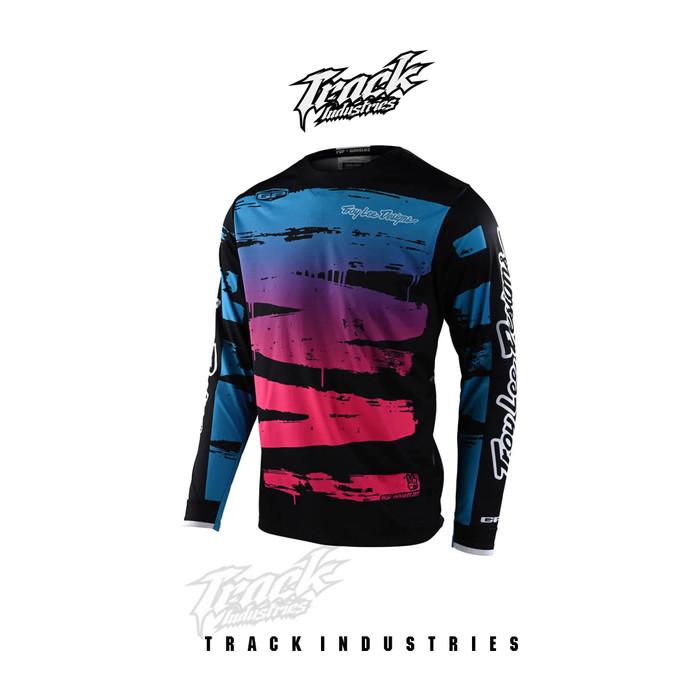 Gambar Jersey Tld Sprint Red| Kaos Motocross & Mtb Baju Gowes & Trail Cross - CYAN MAGENTA, XS dari PenHarga undefined Tokopedia