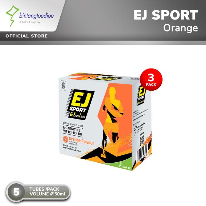 Gambar (HT) EJ Sport Orange 3 Pack (15 Tube) - Energy Gel STOK READY - No Free dari Hendri Tokopedia undefined Tokopedia