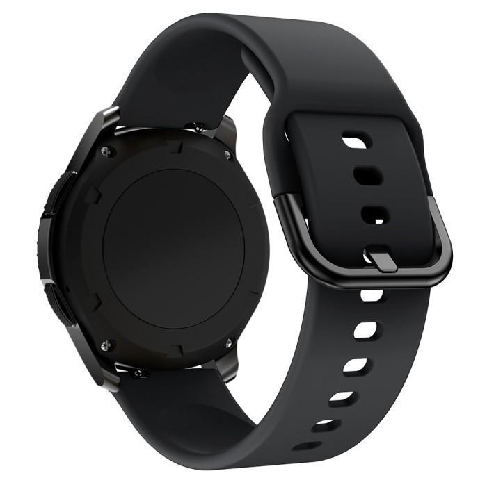 Gambar TALI JAM TANGAN STRAP WATCH MODEL ACTIVE RUBBER 20MM FOR GARMIN FORERUNNER 165 COLORFUL BUCKLE - black dari caseflow undefined Tokopedia