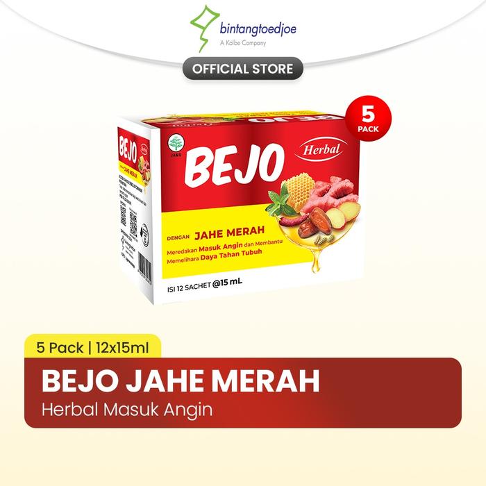 Gambar Bejo Jahe Merah 5 Pack (60 sachet) dari MAJU 57. undefined Tokopedia