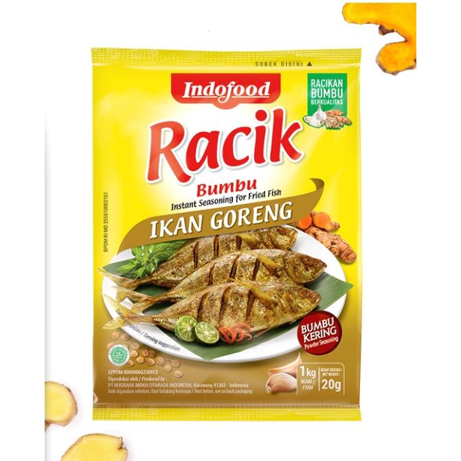 Gambar BUMBU RACIK SPECIAL INSTANT INDOFOOD NASI AYAM GORENG SAYUR SOP LODEH ASEM IKAN RENDANG OPOR GULAI GULE KARI BUMBU MASAK INSTAN KEBUTUHAN MEMASAK GROSIR MURAH SEASONING MIX gr - IKAN GORENG dari 8 MART undefined Tokopedia