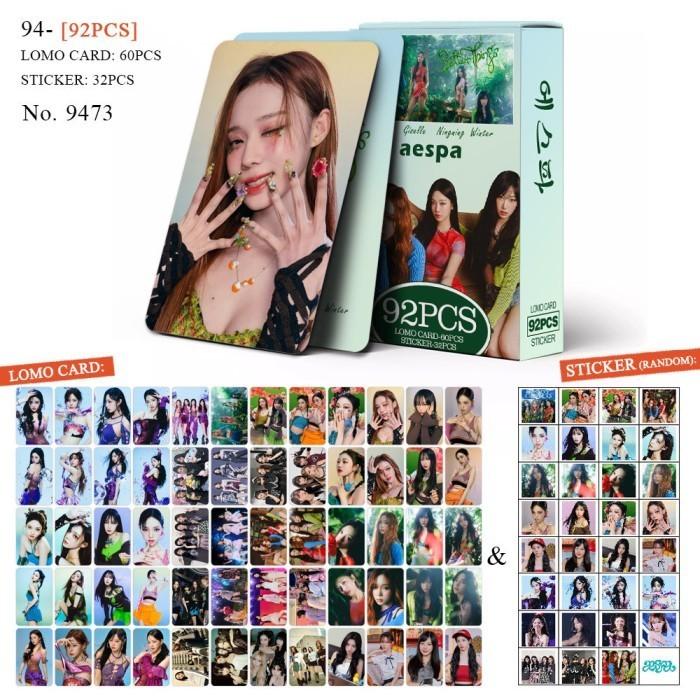 Jual 92PC LOMO CARD HOLOGRAM PHOTOCARD KPOP KOREA IDOL K POP AESPA ...
