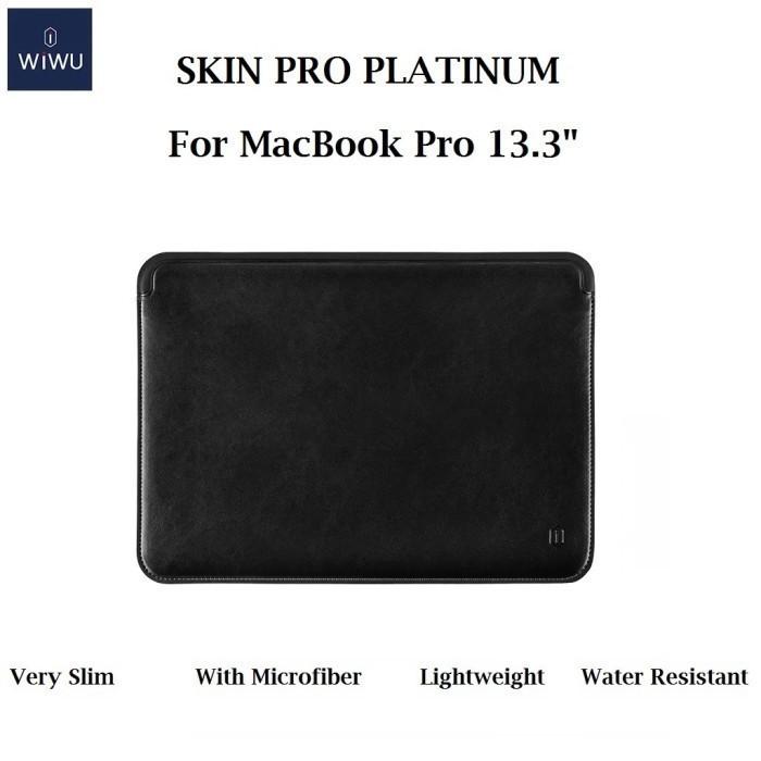 Gambar WIWU Skin Pro Platinum 13.3 - Microfiber Leather - Sarung Laptop 13.3 - Hitam dari Tanaga Online Shop undefined Tokopedia
