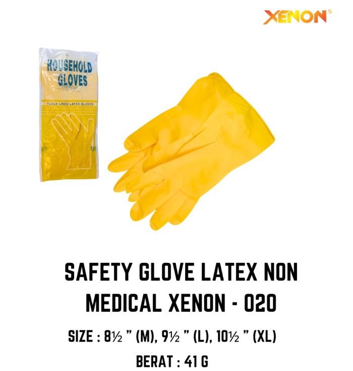 Gambar XENON Sarung Tangan Karet LATEX Cuci Piring - Safety non Medical - M dari SEMESTA TEKNIK MAKASSAR undefined 2 Tokopedia