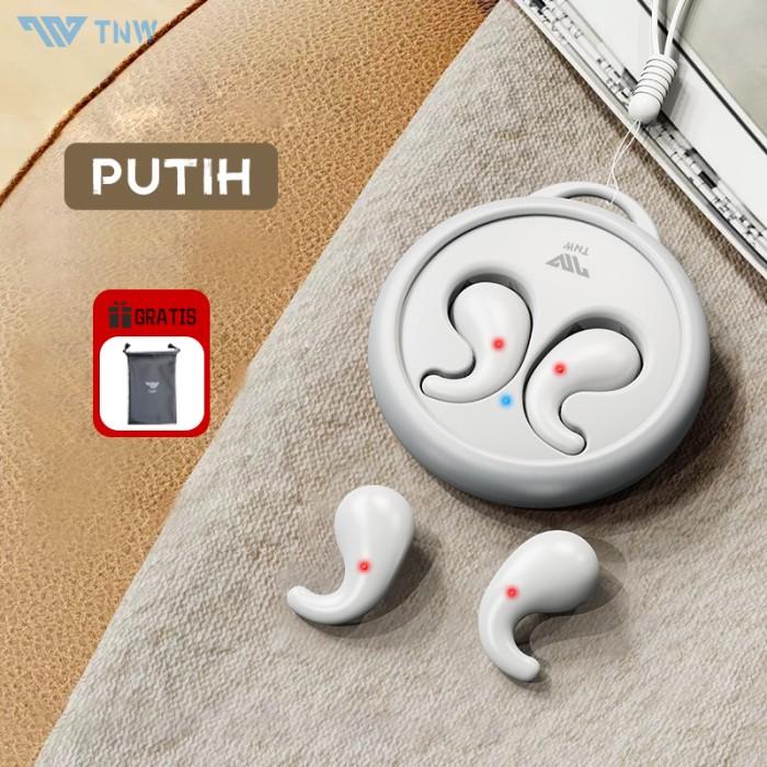 Gambar TNW D15 WIRELESS HEADSET BLUETOOTH EARPHONES TWS SLEEPBUDS MINI INVISIABLE SLEEPING EARBUDS IN-EAR HEADPHONES NOISE REDUCTION MY - Putih dari My_store1 undefined Tokopedia