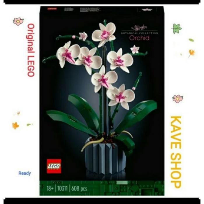 Gambar LEGO 10311 / 10368 / 10369 / Botanical Collection : Orchid / Chrysanthemum / Plum Blossom / Poinsettia Berkualitas - Orchid dari Ruang Anak undefined Tokopedia
