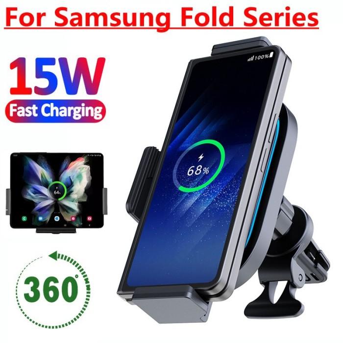 Jual Car Wireless Charger Phone Holder Mount For Samsung Galaxy Z
